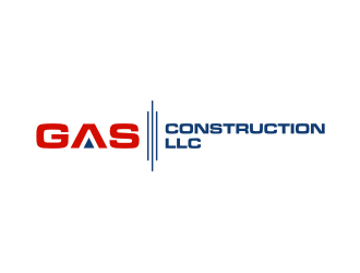 GAS Construction, LLC logo design by puthreeone