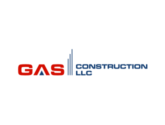 GAS Construction, LLC logo design by puthreeone