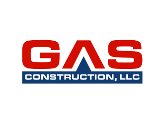 GAS Construction, LLC logo design by puthreeone