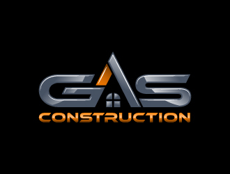 GAS Construction, LLC logo design by josephope