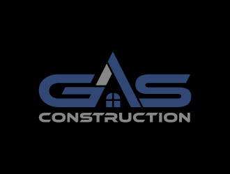 GAS Construction, LLC logo design by josephope