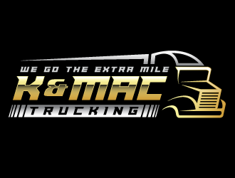 K & Mac Trucking logo design by PRN123