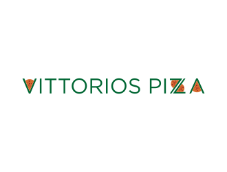 Vittorios Pizza logo design by vostre