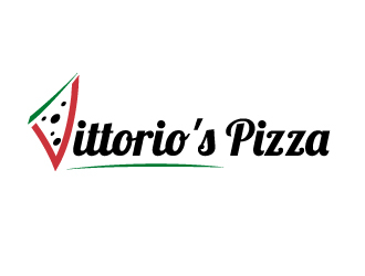 Vittorios Pizza logo design by leduy87qn