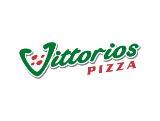 Vittorios Pizza logo design by rizuki