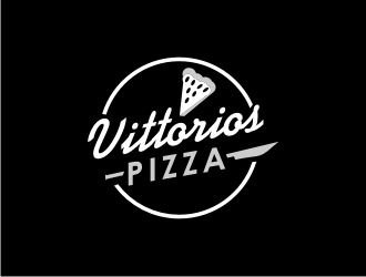 Vittorios Pizza logo design by BintangDesign