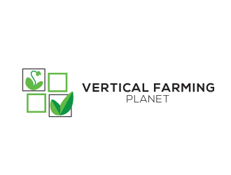 Vertical Farming Planet logo design by AdenDesign