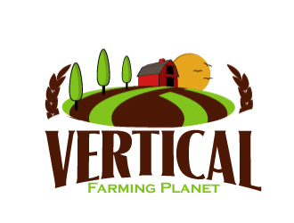 Vertical Farming Planet logo design by ElonStark
