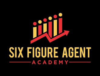 Six Figure Agent Academy logo design by cikiyunn