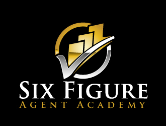 Six Figure Agent Academy logo design by ElonStark