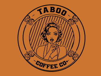 Taboo Coffee Co. logo design by PrimalGraphics