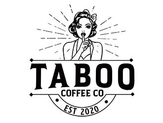 Taboo Coffee Co. logo design by PrimalGraphics