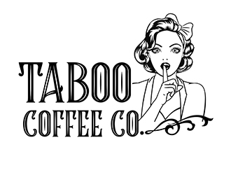 Taboo Coffee Co. logo design by PrimalGraphics