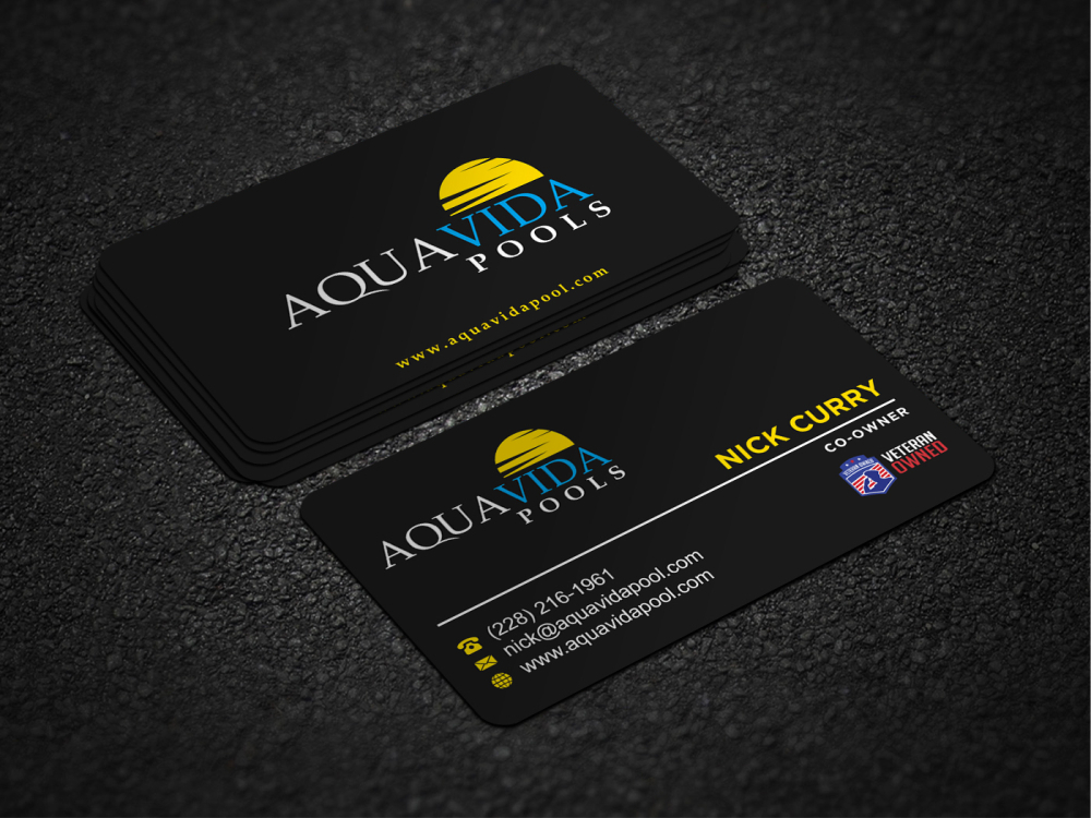 AquaVida Pools logo design by imagine