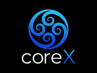 CoreX logo design by berkahnenen