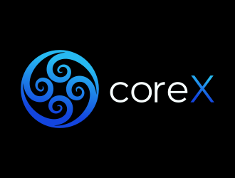 CoreX logo design by berkahnenen