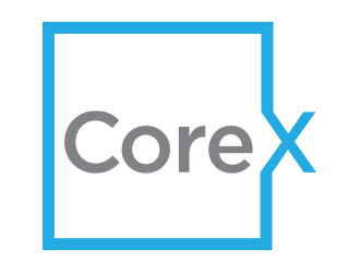 CoreX logo design by dddesign