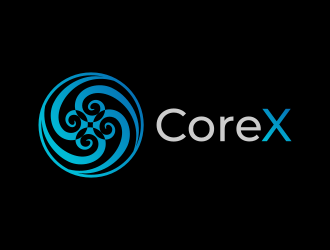 CoreX logo design by berkahnenen