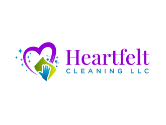 Heartfelt Cleaning LLC logo design by SOLARFLARE