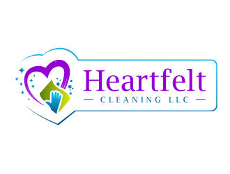 Heartfelt Cleaning LLC logo design by SOLARFLARE