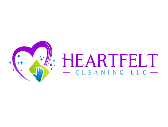 Heartfelt Cleaning LLC logo design by SOLARFLARE
