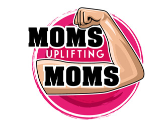 Moms Uplifting Moms logo design by DreamLogoDesign