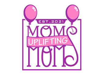 Moms Uplifting Moms logo design by DreamLogoDesign