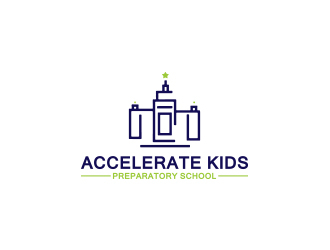 Accelerate Kids Preparatory School logo design by Rexi_777