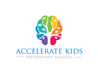Accelerate Kids Preparatory School logo design by pencilhand