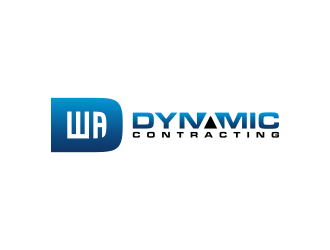 Dynamic Contracting logo design by BlessedArt