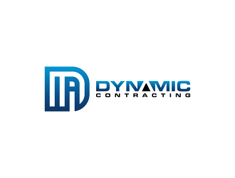 Dynamic Contracting logo design by BlessedArt