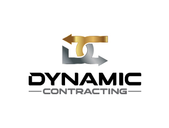 Dynamic Contracting logo design by yans