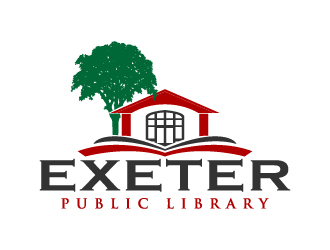 Exeter Public Library logo design by jaize