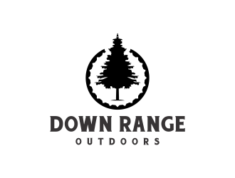 Down Range Outdoors logo design by ageseulopi