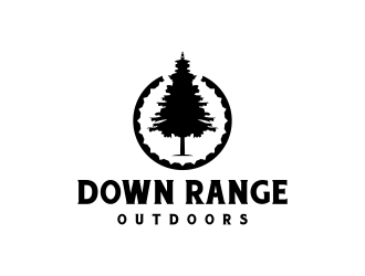 Down Range Outdoors logo design by ageseulopi