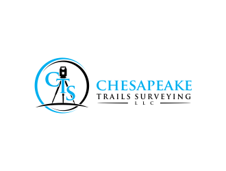 Chesapeake Trails Surveying LLC logo design by oke2angconcept