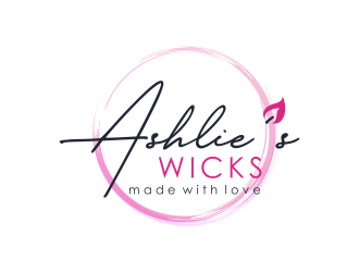 Ashlie’s Wicks logo design by GassPoll