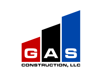 GAS Construction, LLC logo design by lexipej