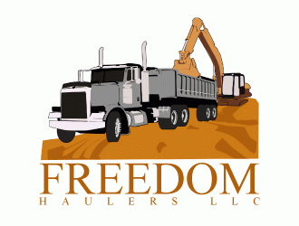 Freedom Haulers LLC logo design by ElonStark