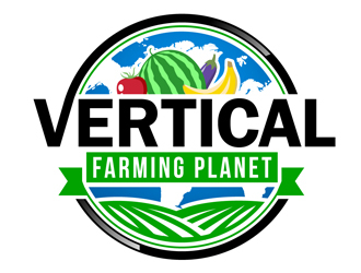 Vertical Farming Planet logo design by DreamLogoDesign