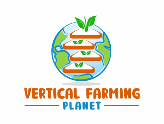 Vertical Farming Planet logo design by agus