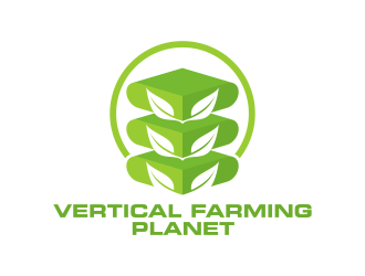 Vertical Farming Planet logo design by ekitessar
