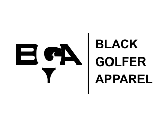 BLACK GOLFER APPAREL logo design by cikiyunn