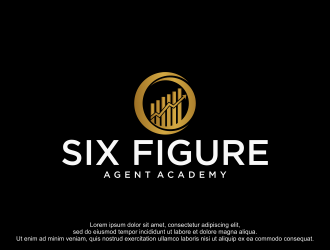 Six Figure Agent Academy logo design by bebekkwek