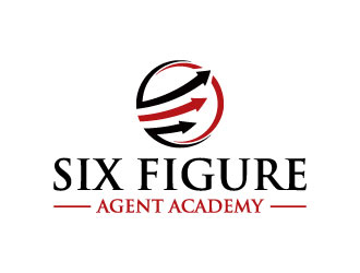 Six Figure Agent Academy logo design by pixalrahul