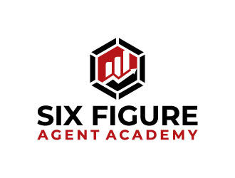 Six Figure Agent Academy logo design by pixalrahul