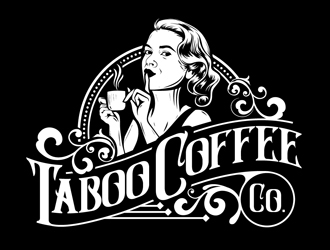 Taboo Coffee Co. logo design by DreamLogoDesign