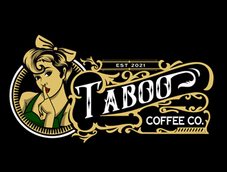 Taboo Coffee Co. logo design by DreamLogoDesign