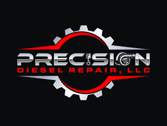 Precision Diesel Repair, LLC logo design by Rizqy