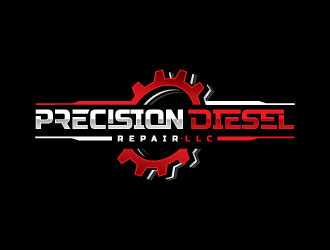 Precision Diesel Repair, LLC logo design by Godvibes